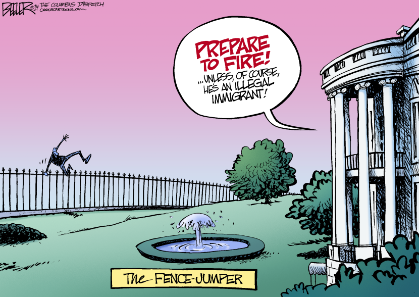 White House Fence-Jumper COLOR