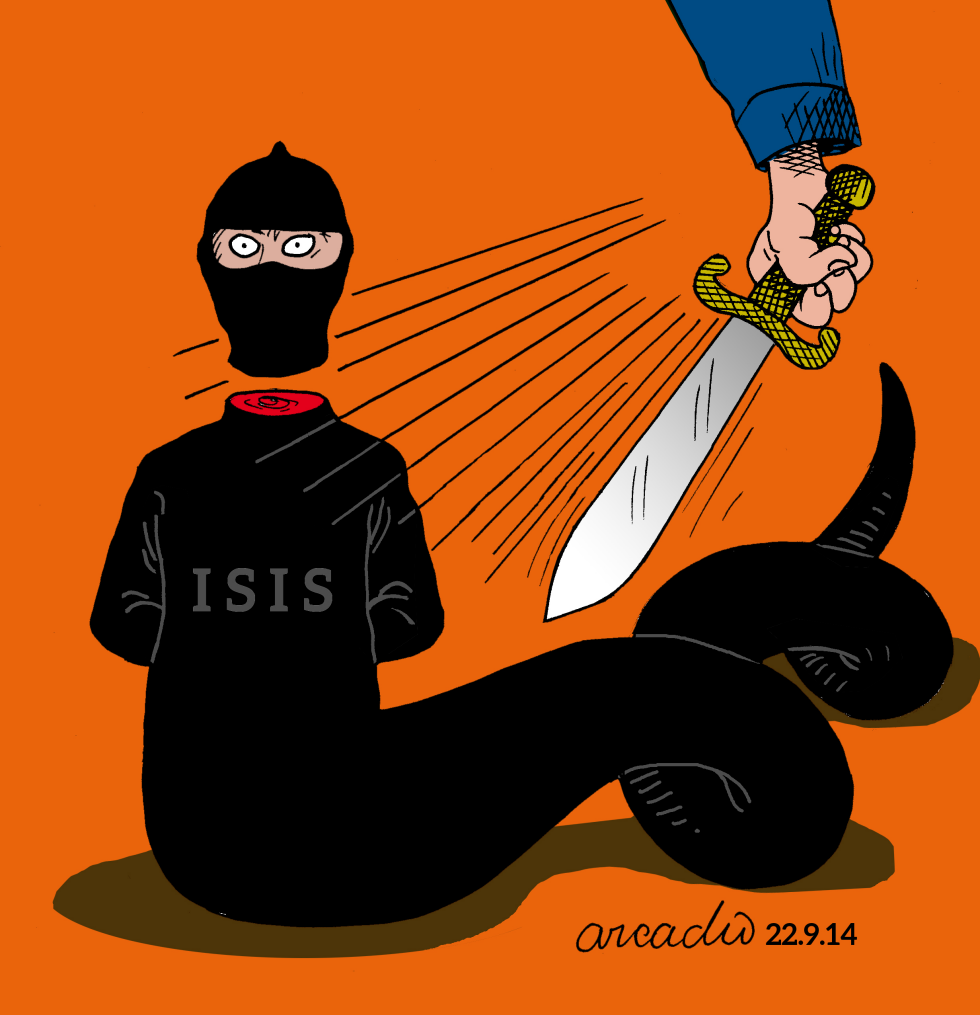 Corte de cabeza a Isis