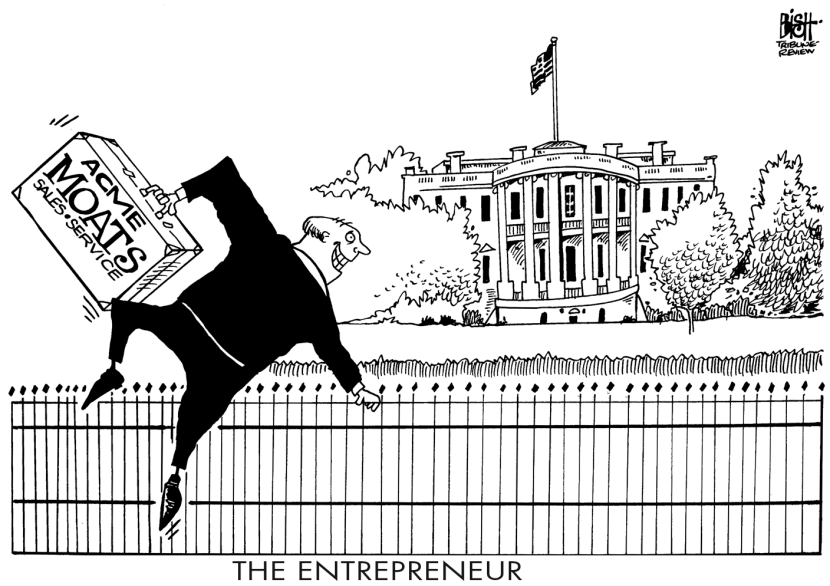 WHITE HOUSE SECURITY, B/W