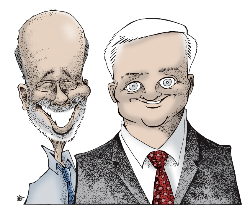 LOCAL-PA WOLF AND CORBETT CARICATURES