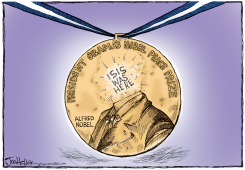 PEACE PRIZE by Joe Heller