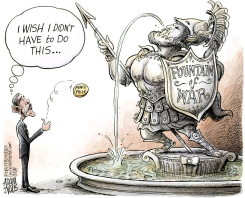OBAMA'S WAR  by Adam Zyglis