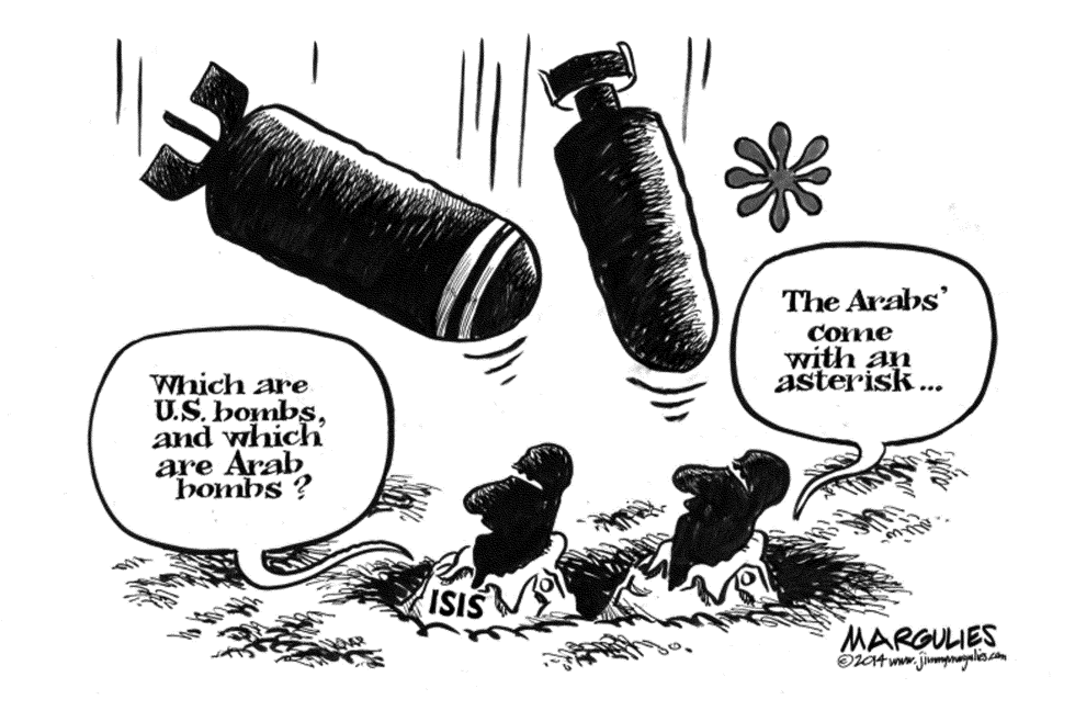 US and Arabs bomb ISIS