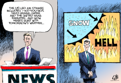 HELL FREEZES OVER by Cam Cardow