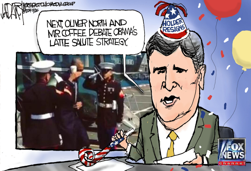 Latte Salute and Holder Exit