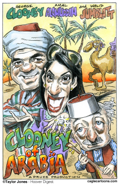 CLOONEY OF ARABIA -  by Taylor Jones