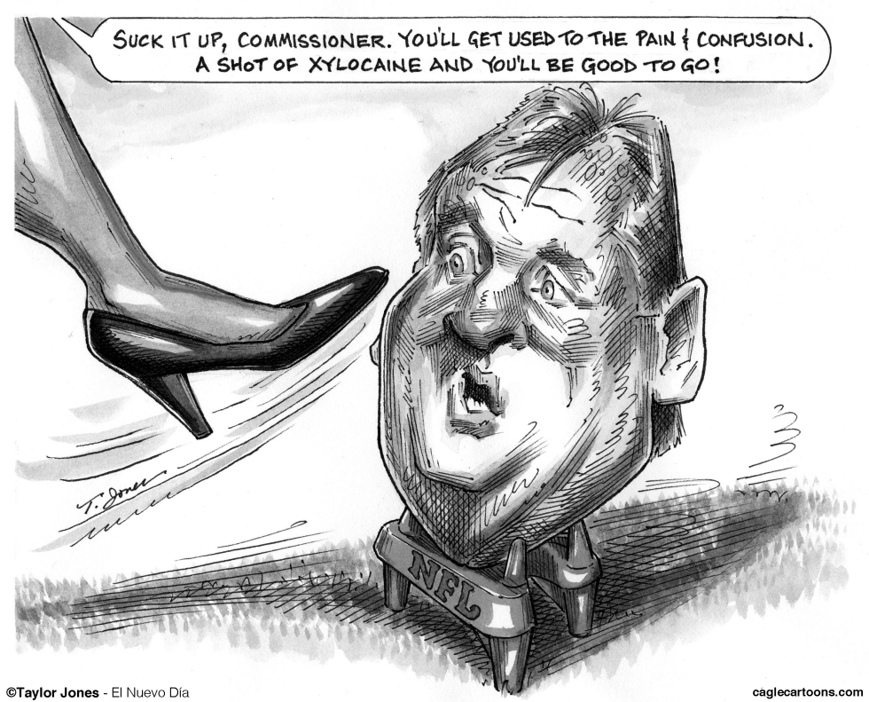Getting a kick out of Roger Goodell