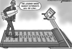 TREADMILL BW by Steve Greenberg