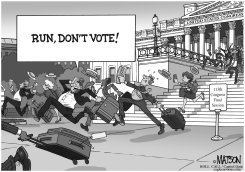 CONGRESS RUNS FROM CAPITOL HILL by R.J. Matson