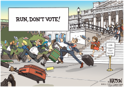 CONGRESS RUNS FROM CAPITOL HILL by R.J. Matson