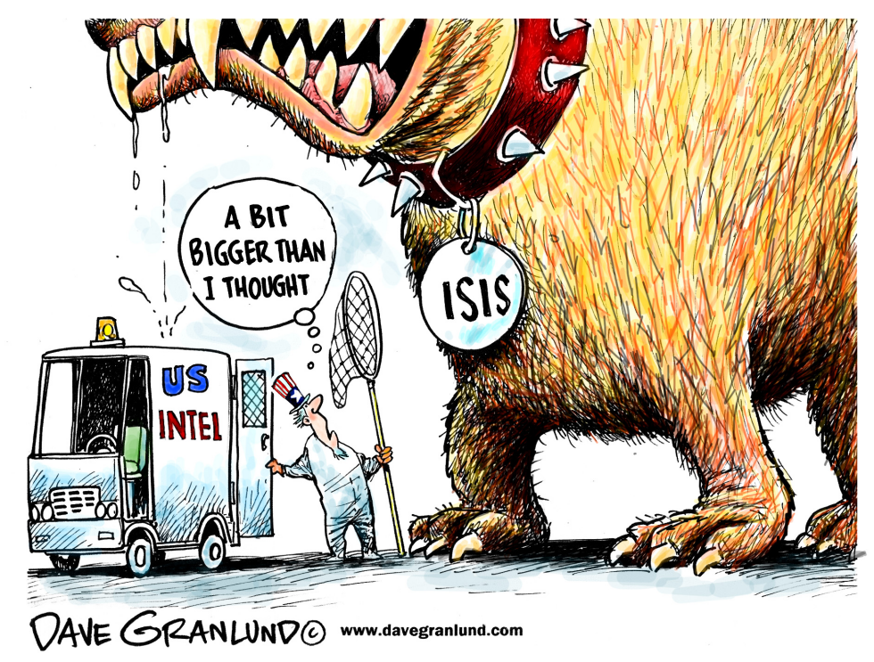  ISIS AND US INTEL by Dave Granlund