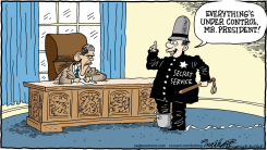 SECRET SERVICE SCREWUPS by Bob Englehart