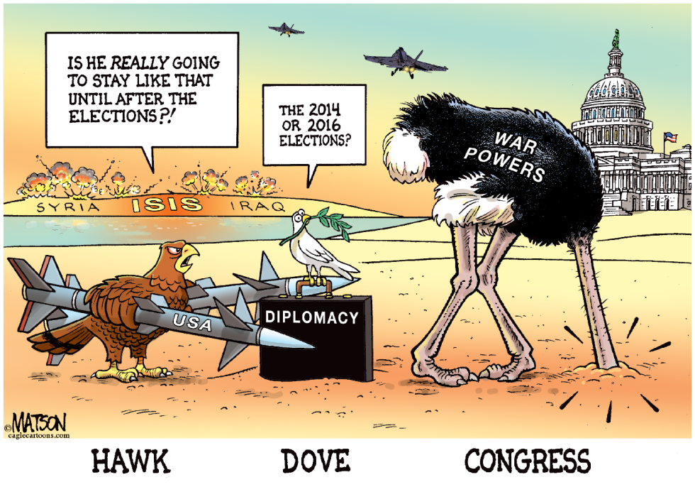 Hawk And Dove And Congress-COLOR