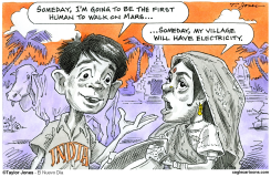 INDIA REACHES FOR THE STARS -  by Taylor Jones