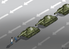HONG KONG UMBRELLA by Marian Kamensky