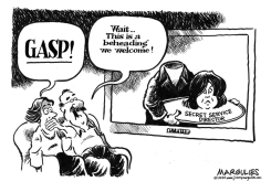 SECRET SERVICE DIRECTOR OUT by Jimmy Margulies