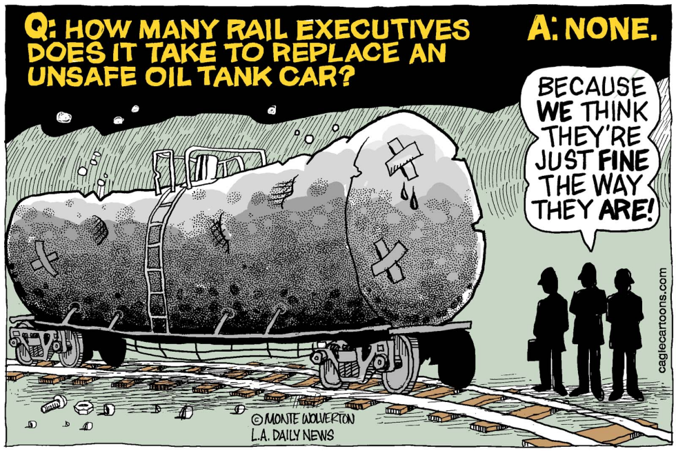  OIL TANK CAR SAFETY by Wolverton