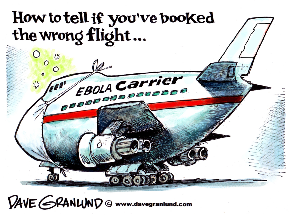  EBOLA CARRIERS by Dave Granlund