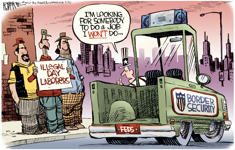 Illegal Day Laborers- COLOR-  Reposted