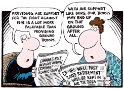 CANADAS ROLE IN FIGHTING ISIS by Ingrid Rice