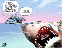 BIGGER BOAT by Cam Cardow