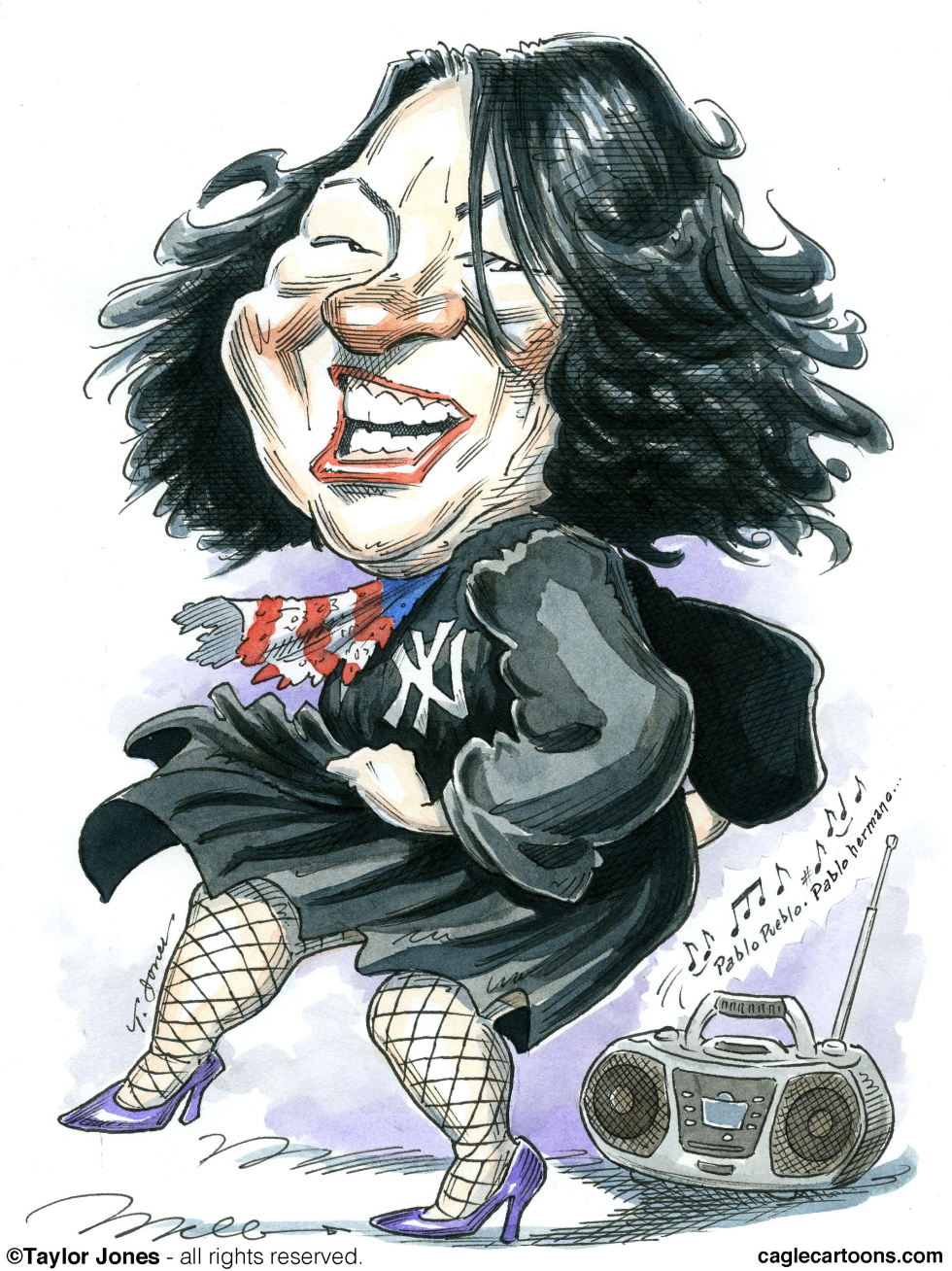  LA JUEZ SONIA SOTOMAYOR  by Taylor Jones