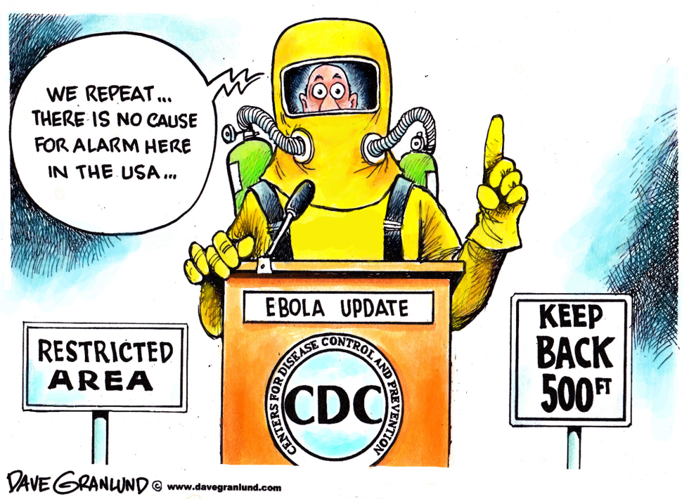  EBOLA UPDATES by Dave Granlund