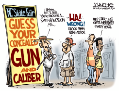 LOCAL NC  GUNS AT THE STATE FAIR  by John Cole