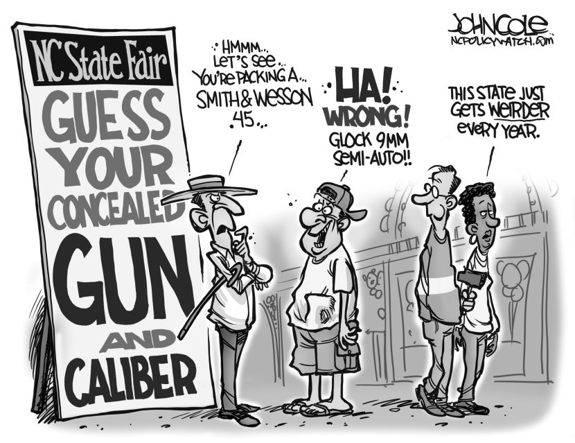 LOCAL NC -- Guns at the State Fair BW