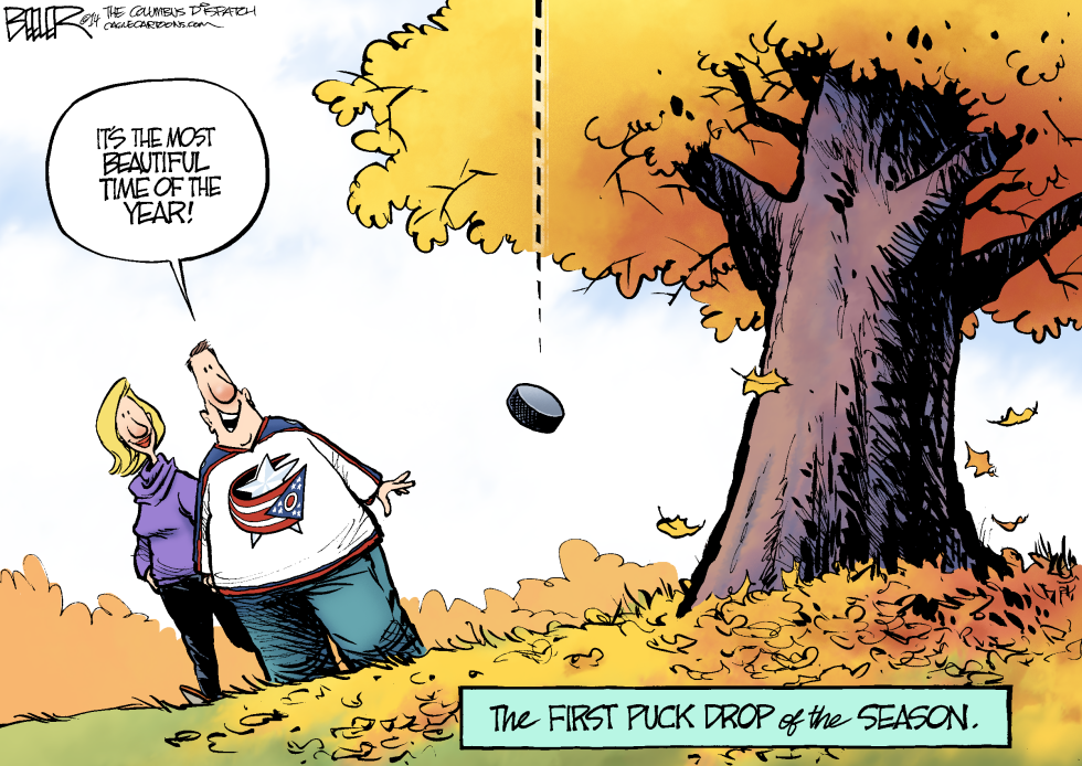  HOCKEY SEASON by Nate Beeler