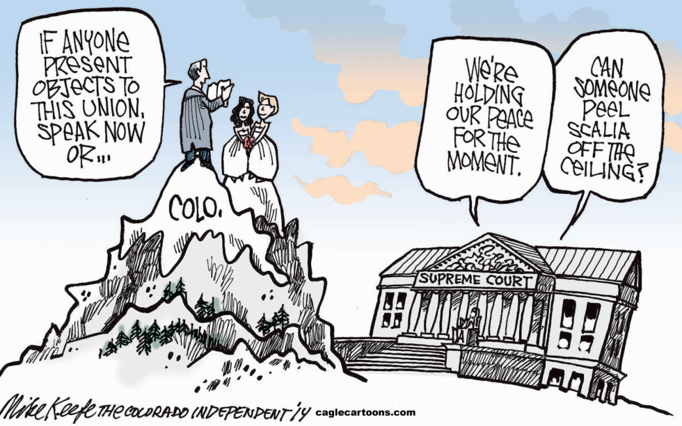 Supremes on Same Sex Marriage COLOR