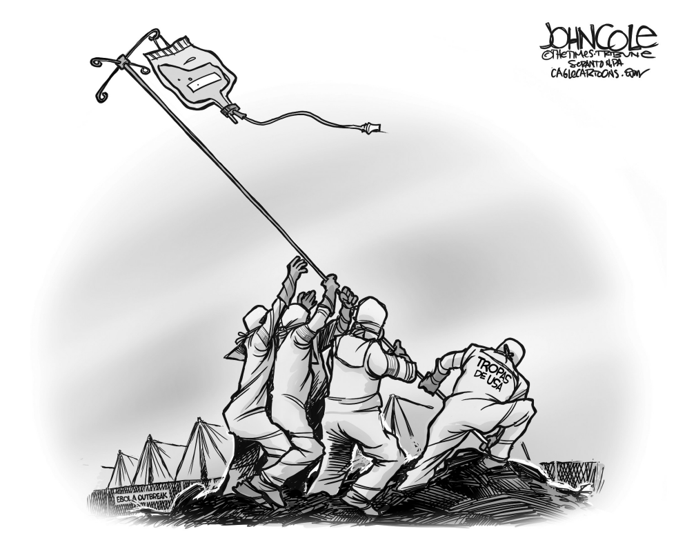 Tropas contra el Ebola