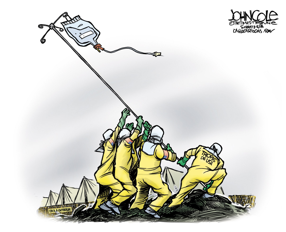  TROPAS CONTRA EL EBOLA  by John Cole