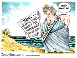 ATLANTIC HURRICANE SEASON QUIET by Dave Granlund