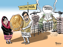 NOBEL PEACE PRIZE 2014  by Paresh Nath