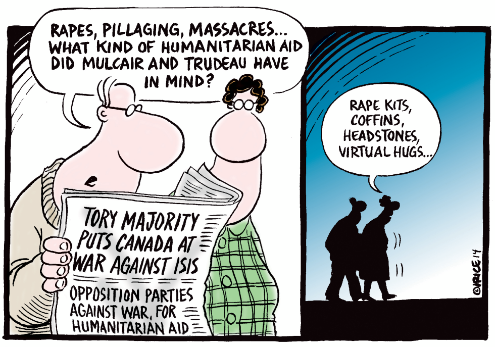 Against Canada Joining War Against ISIS