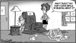 EBOLA PANIC by Bob Englehart