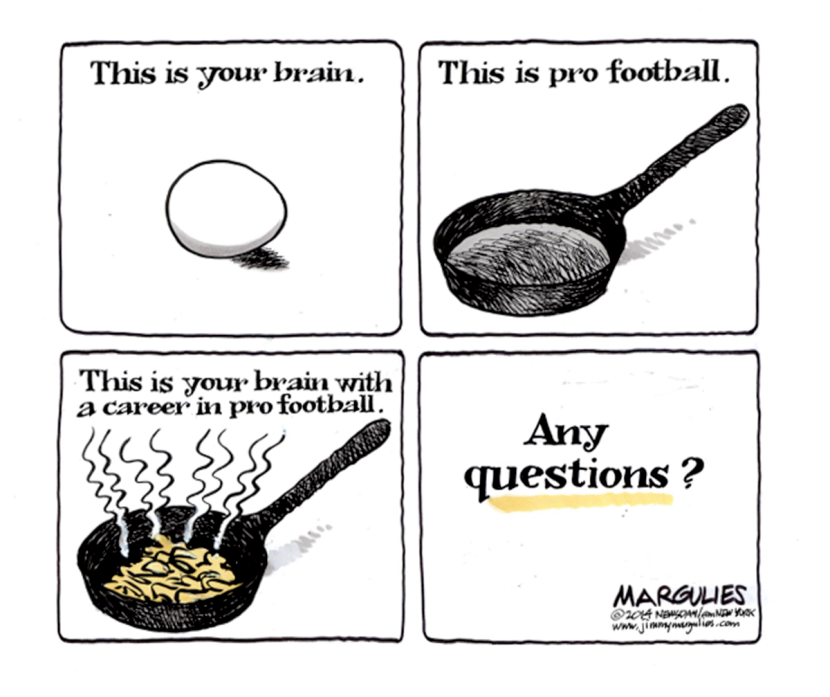 NFL brain injuries color