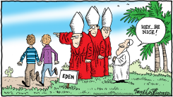 POPE FRANCIS AND GAYS by Bob Englehart
