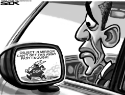DISTANCING DEMS by Steve Sack