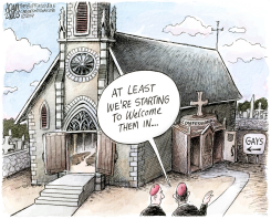CHURCH SYNOD  by Adam Zyglis