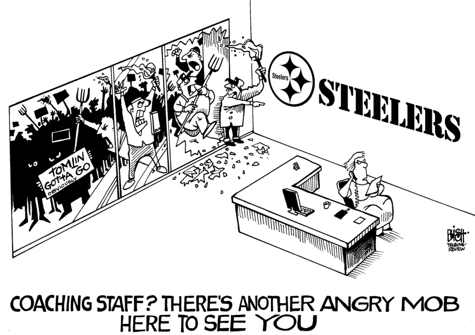 LOCAL- PITTSBURGH STEELERS, B/W