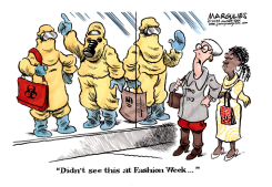 EBOLA PROTECTIVE GEAR by Jimmy Margulies