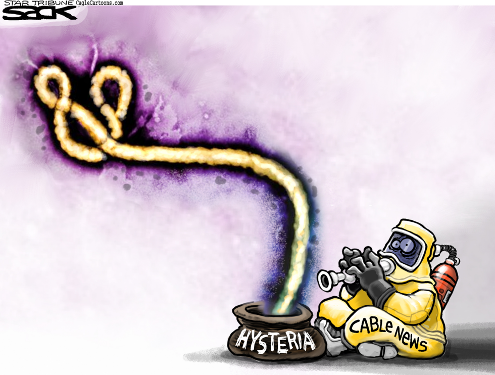  EBOLA HYSTERIA by Steve Sack