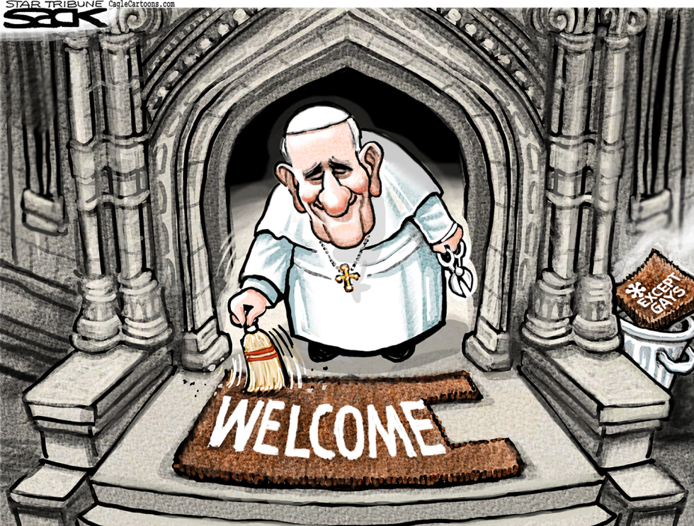 Papal Welcome COLOR