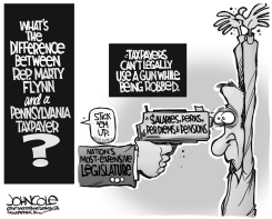 LOCAL PA LEGISLATORS AND TAXPAYERS BW by John Cole
