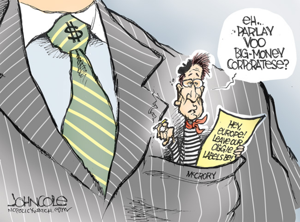 LOCAL NC -- McCrory and cigarette labels COLOR