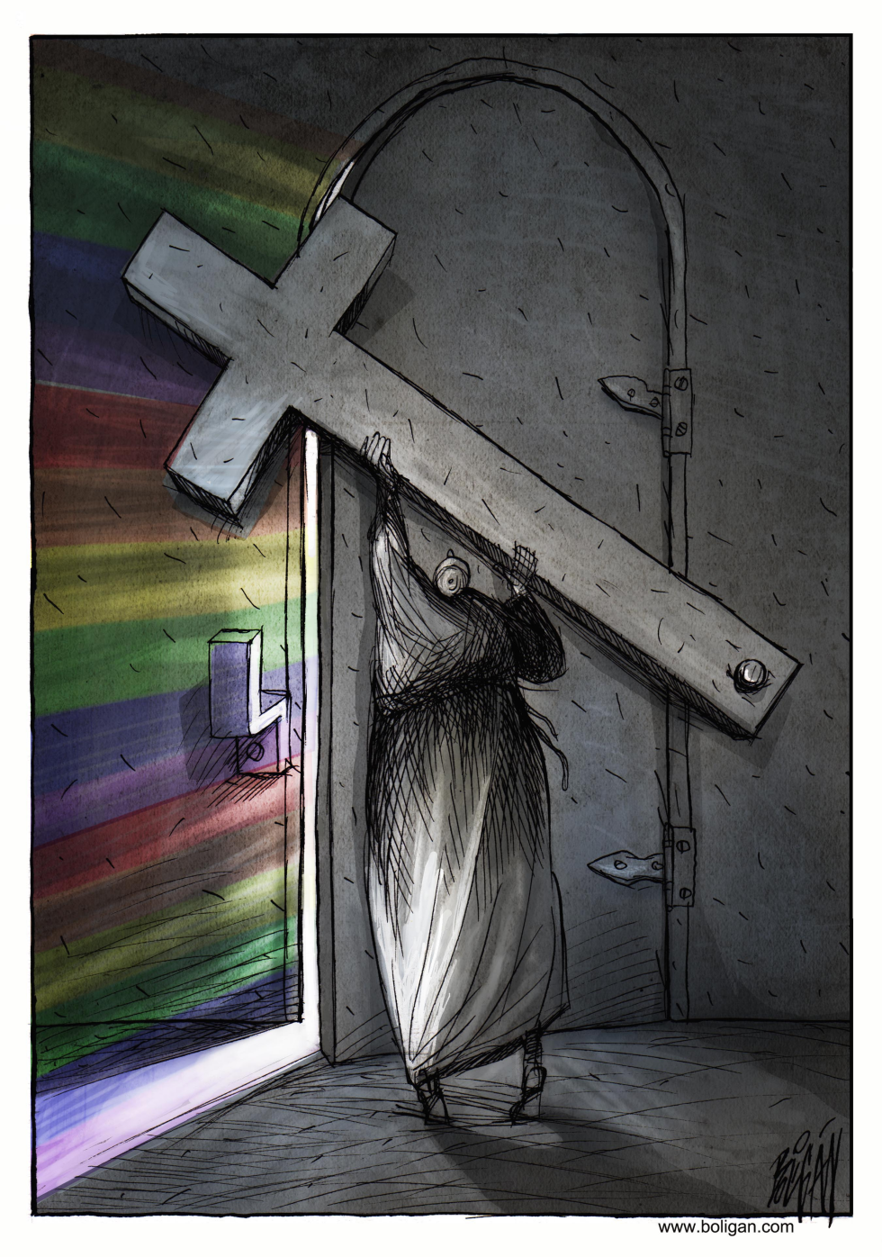 Rayo gay en el Vaticano / COLOR