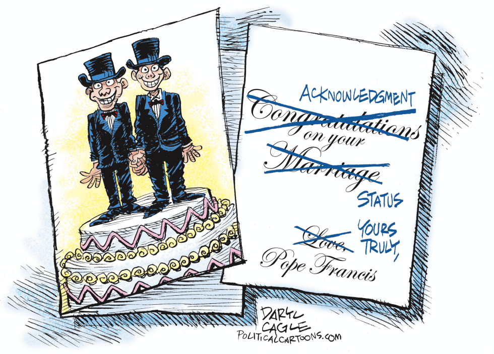  THE VATICAN AND GAY MARRIAGE by Daryl Cagle