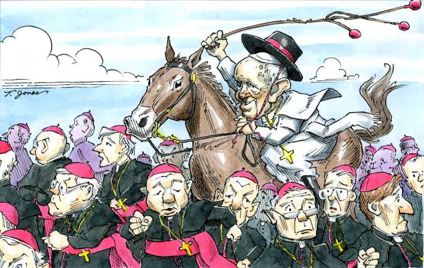Papal roundup - COLOR